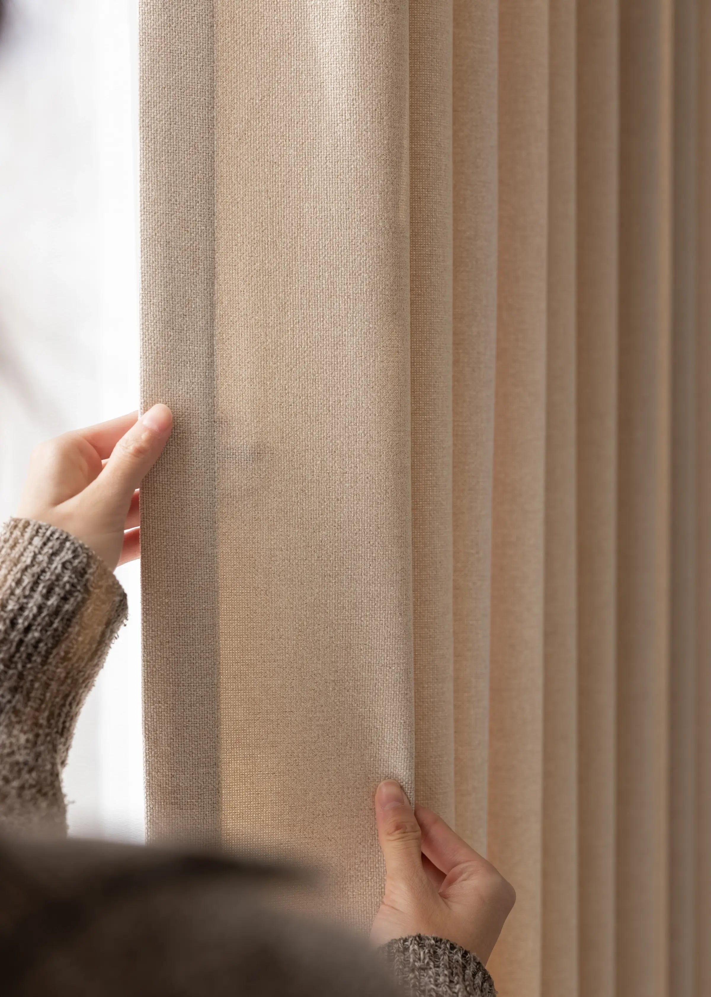 Sanctuary Extra Long Linen Curtains for Tall Windows