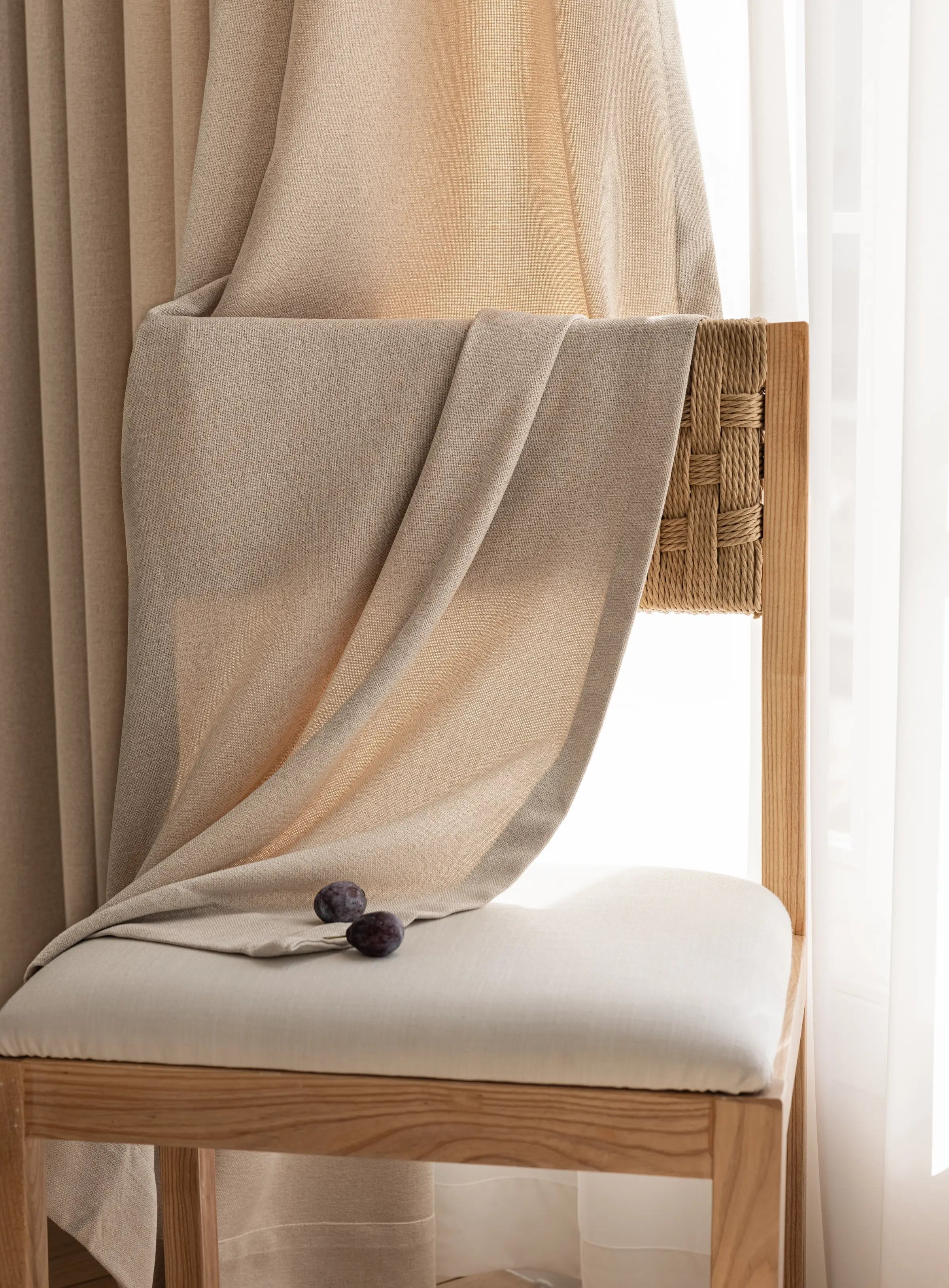 Sanctuary Extra Long Linen Curtains for Tall Windows