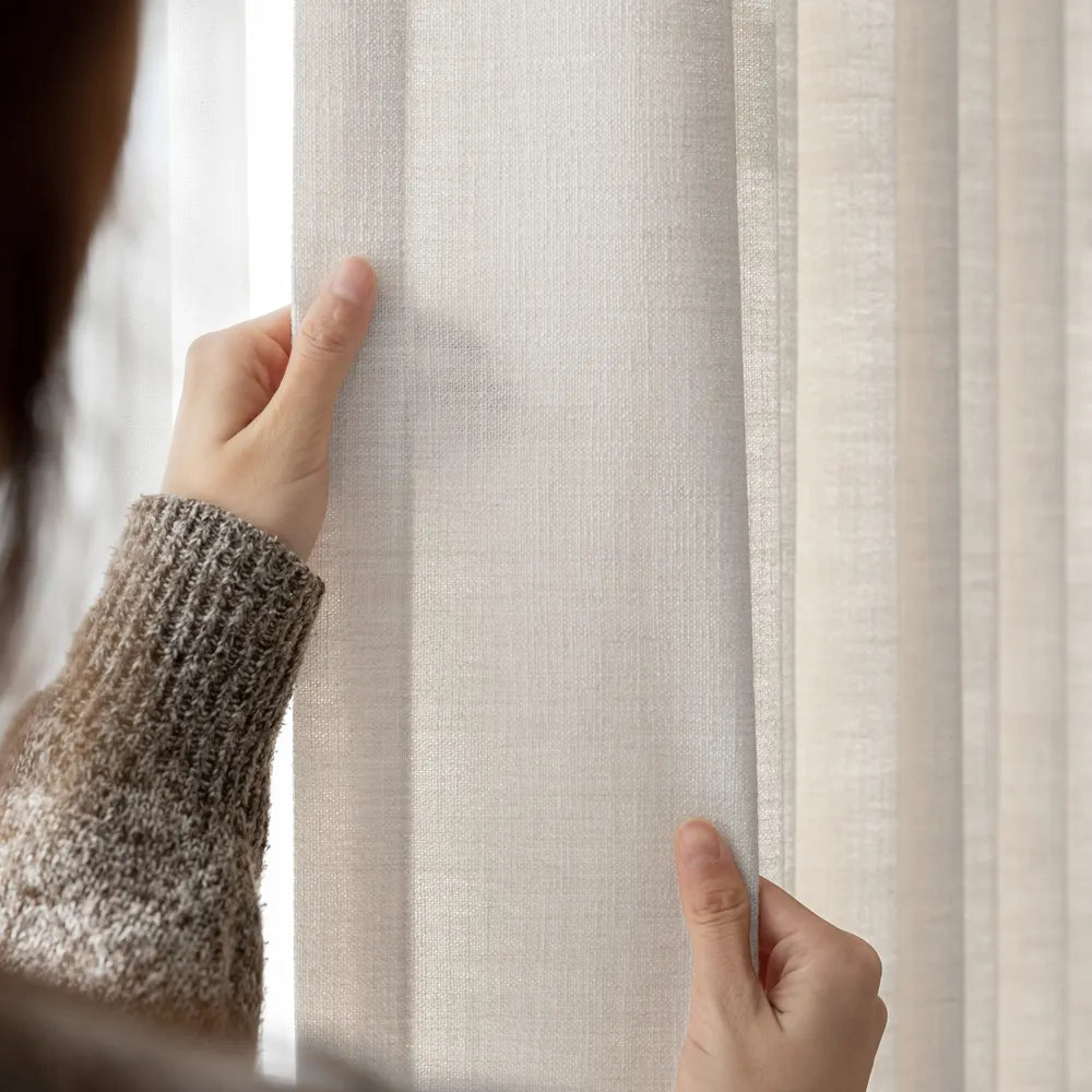 Pearl Linen Curtains