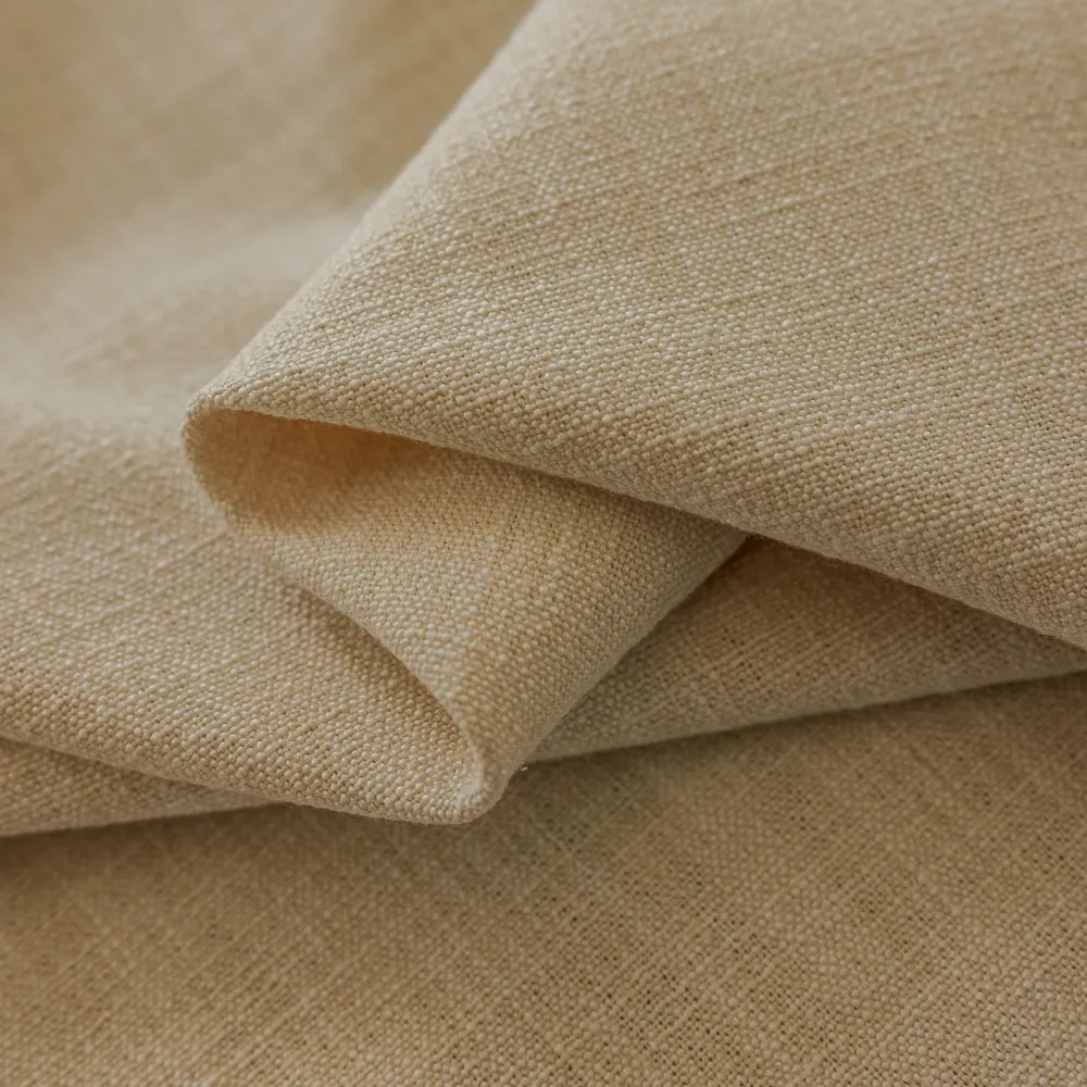 Pearl Blue Linen Curtains for Coastal Bedroom